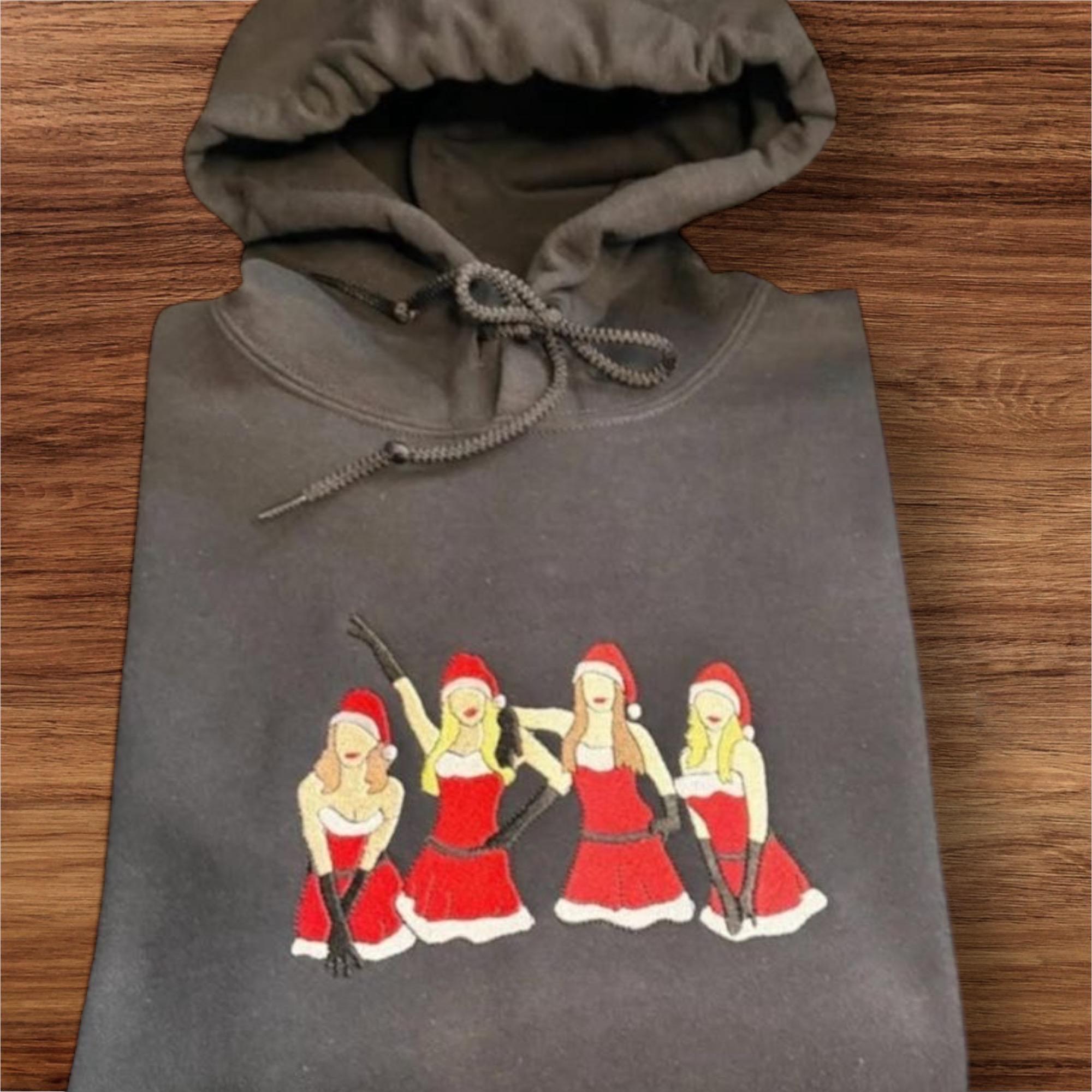Embroidered Mean Girls christmas sweatshirt - Image 3