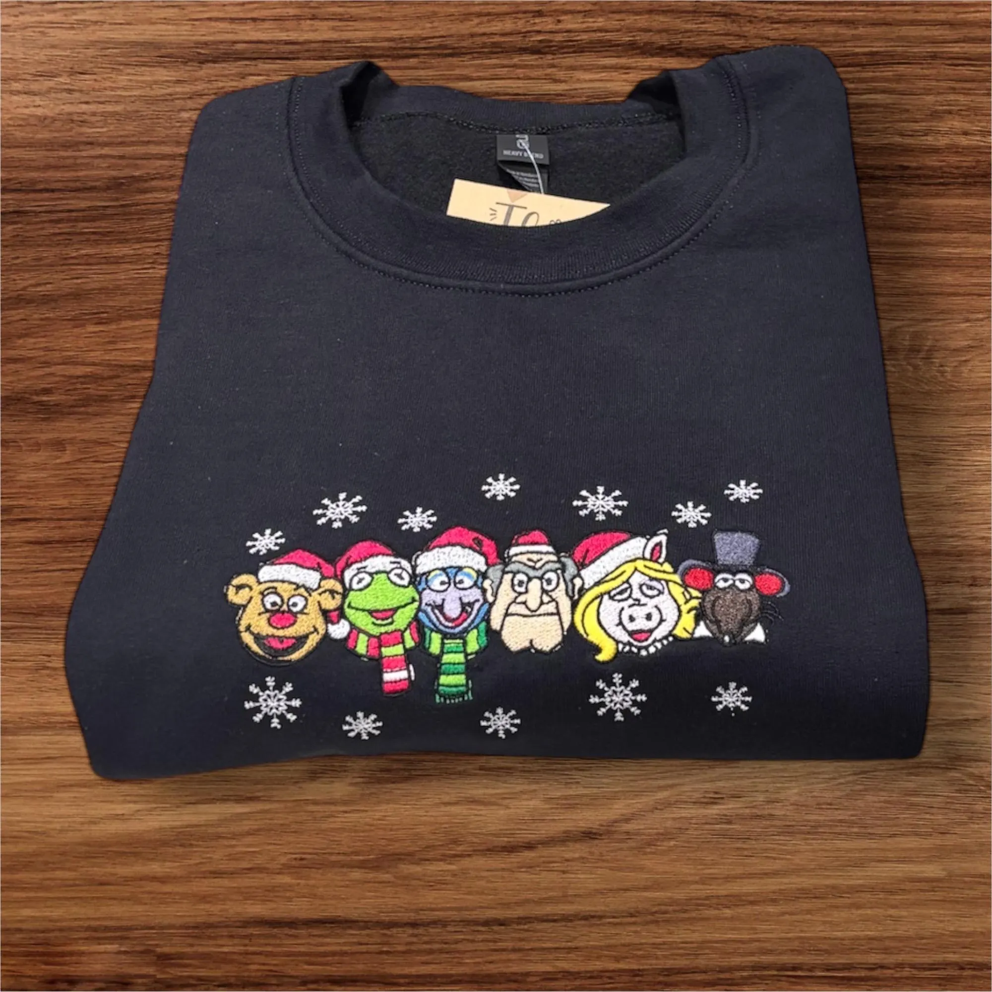 Embroidered The Muppets Christmas Carol sweatshirt - Image 7