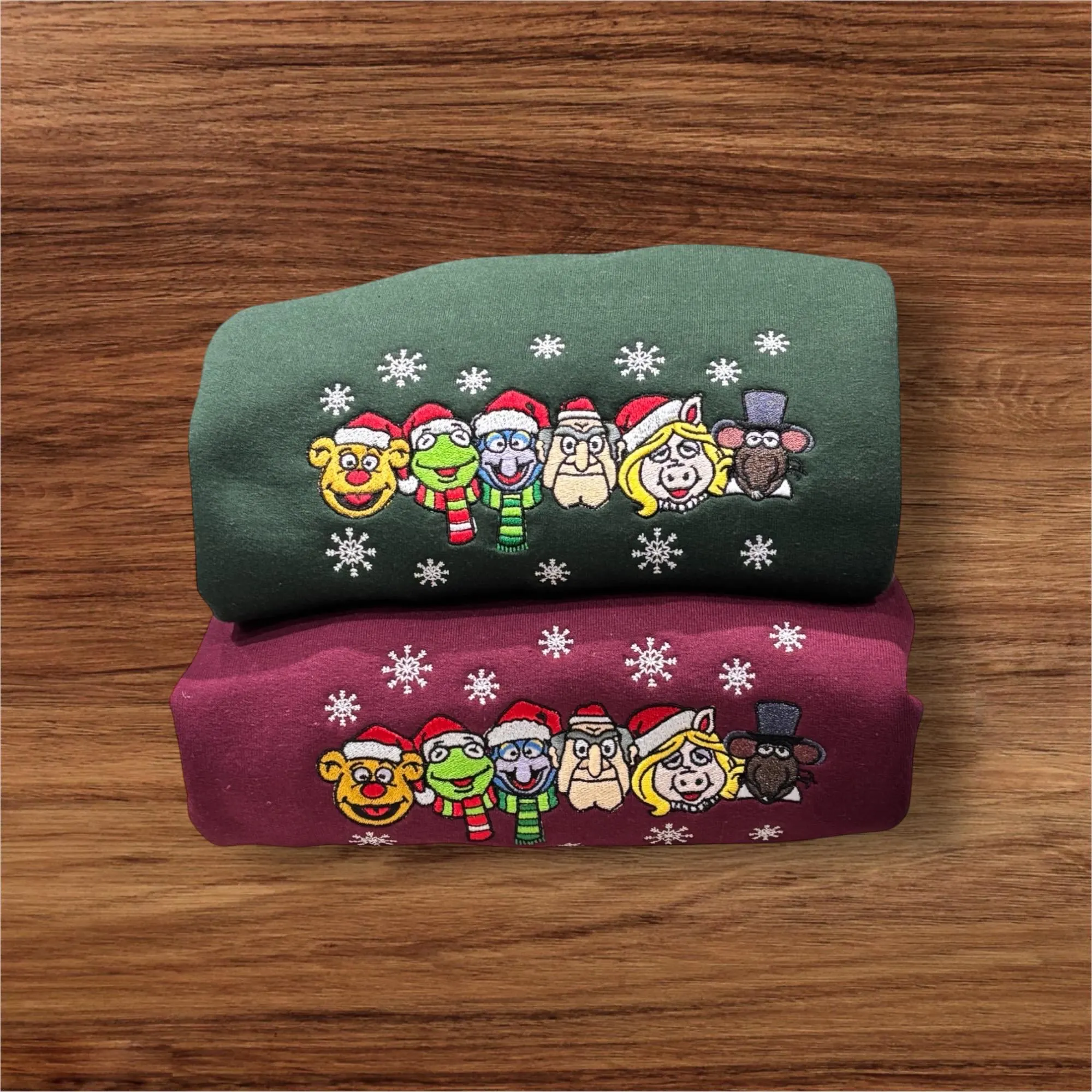 Embroidered The Muppets Christmas Carol sweatshirt - Image 5