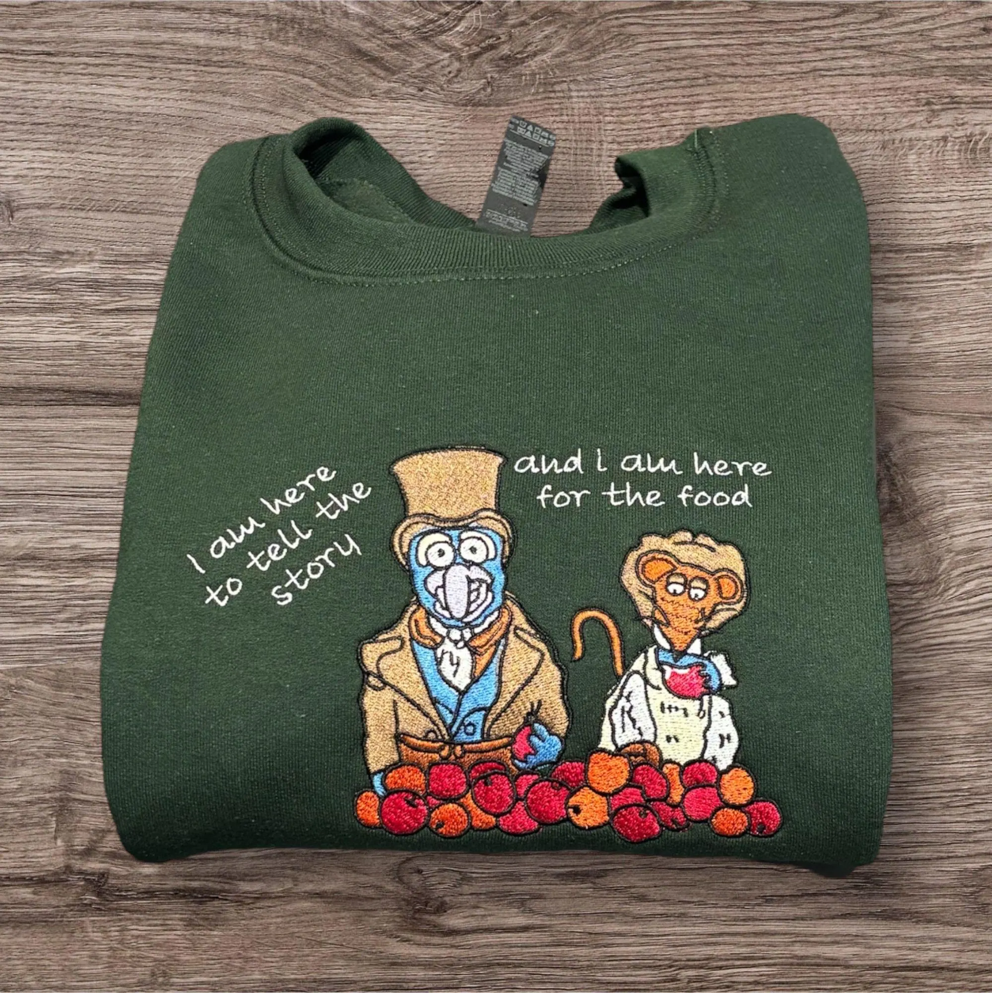 Embroidered The Muppets Christmas Carol sweatshirt