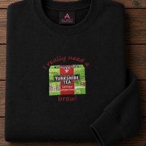 Embroidered Yorkshire tea Sweatshirt