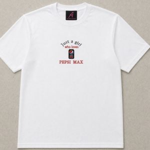 Embroidered Just a girl who loves Pepsi Max Sweatshirt