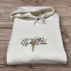 Embroidered Wallen country music sweatshirt