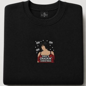 Embroidered Nessa Gavin and Stacey Christmas sweatshirt