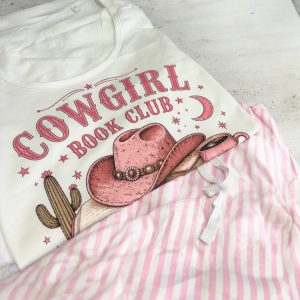Cowgirl Book Club summer pyjama set