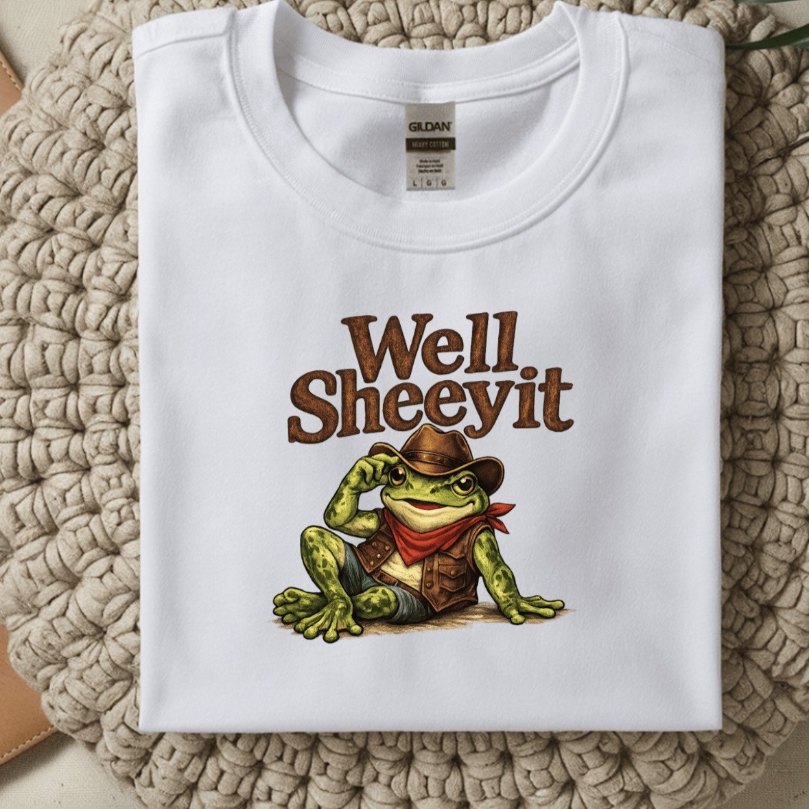 Cowboy frog graphic T-Shirt