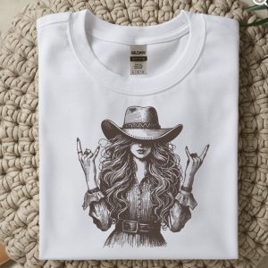 Cowgirl western graphic Tshirt
