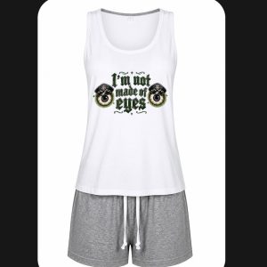 Hot Fuzz I'm not made of eyes summer pyjama set