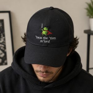Embroidered Tism frog cap
