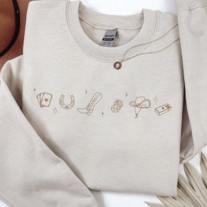 Embroidered Western icon sweatshirt