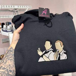 Embroidered Hot Fuzz Cornetto Scene sweatshirt