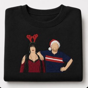 Embroidered Smithy & Nessa Gavin and Stacey Christmas sweatshirt