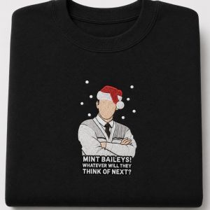 Embroidered Bryn Gavin and Stacey Christmas sweatshirt