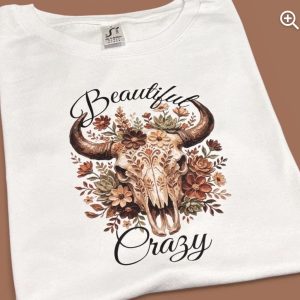 Beautiful Crazy country music graphic T-Shirt