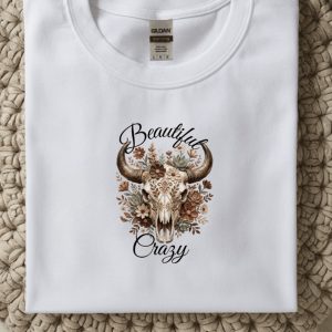 Beautiful Crazy country music graphic T-Shirt
