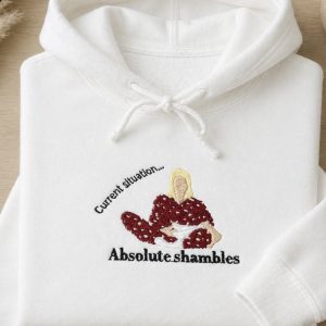 Bridget Jones " Absolute shambles" embroidered sweatshirt