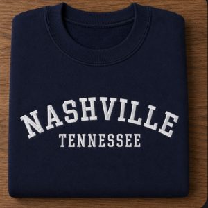 Embroidered Nashville Tennessee sweatshirt/Hoodie
