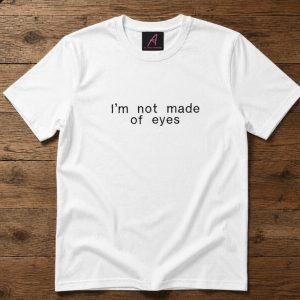 Hot Fuzz "im not made of eyes" embroidered T-shirt
