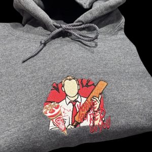 Shaun Of The Dead you've got red on you sweatshirt