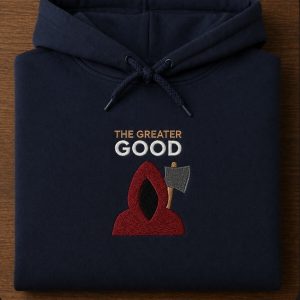 Embroidered Hot Fuzz The Greater Good sweatshirt