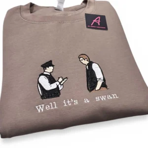 Embroidered P.I. Staker Hot Fuzz sweatshirt