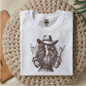 Cowgirl western graphic Tshirt