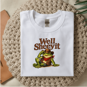 Cowboy frog graphic T-Shirt