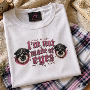 Hot Fuzz I'm not made of eyes Tartan summer pyjama set