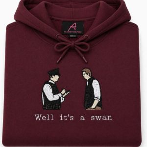 Embroidered P.I. Staker Hot Fuzz sweatshirt