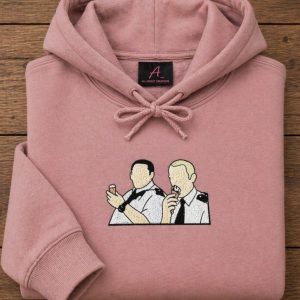 Embroidered Hot Fuzz Cornetto Scene sweatshirt