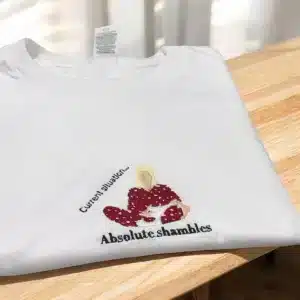 Bridget Jones embroidered sweatshirt