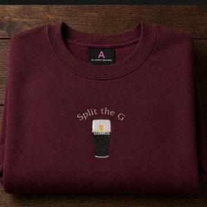 Embroidered Split the G Guinness sweatshirt