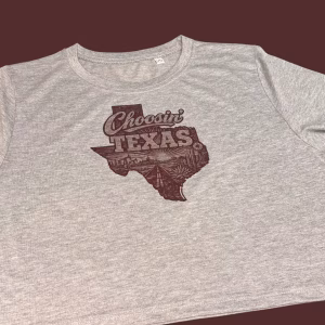 Choosin Texas cropped tee