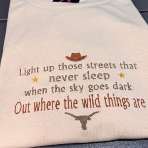 Luke Combs Out where the wild things are lyric T-Shirt