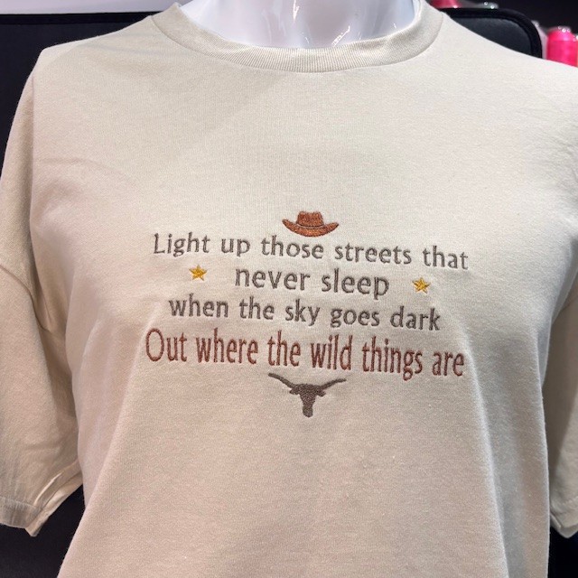 Out Where The Wild Things Are Song Lyric Sweatshirt or Hoodie - Image 2