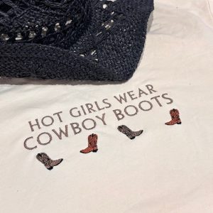Hot Girls Wear Cowboy Boots T-Shirt