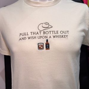 Luke Combs Wish Upon a Whiskey lyric T-Shirt