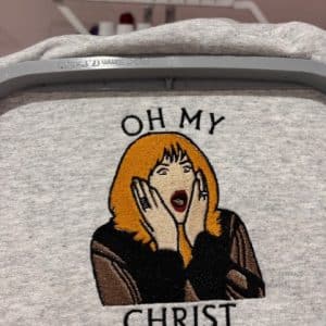Pam Gavin and Stacey sweatshirt