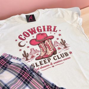 Cowgirl sleep club Tartan summer pyjama set