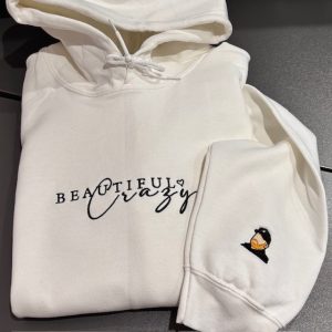 Beautiful Crazy with Sleeve detail Sweatshirt or Hoodie