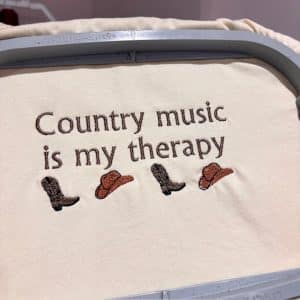 Country music is my therapy tee