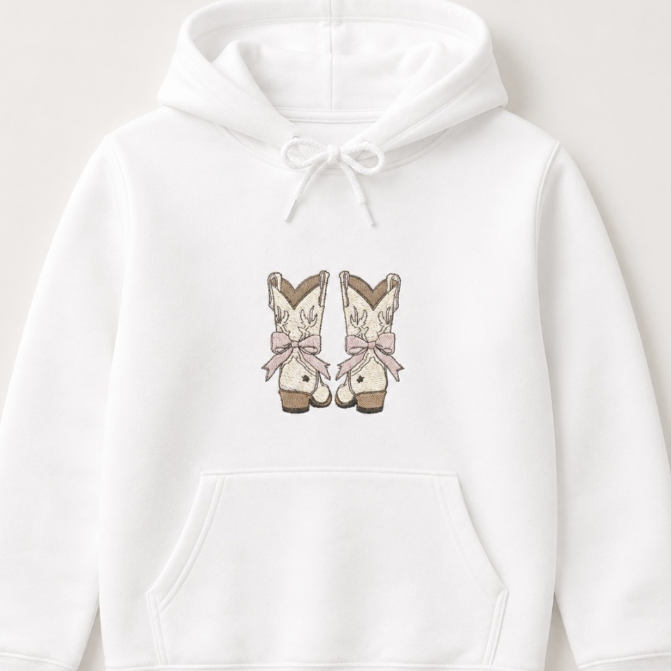 Cowboy Boots with bows children’s Sweatshirt/Hoodie