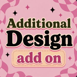 Additional Front or rear Embroidery Design
