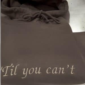 Til you can't Cody Johnson With sleeve detail Sweatshirt or Hoodie