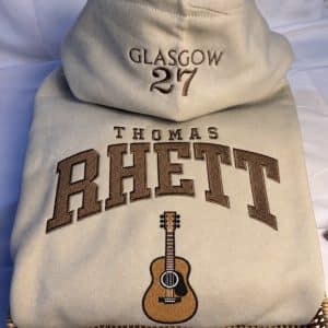 Thomas Rhett Customised Embroidered Concert Hoodie.