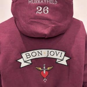 Bon Jovi Customised Embroidered Concert Hoodie
