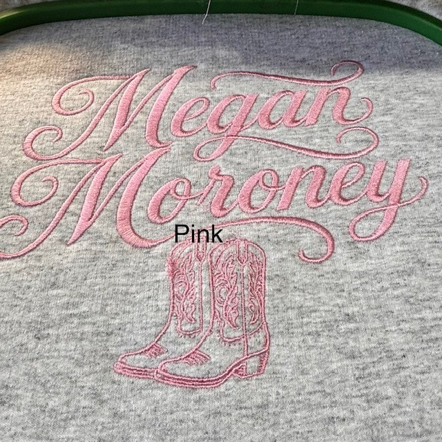 Megan Moroney Customised Embroidered Concert Hoodie. - Image 2