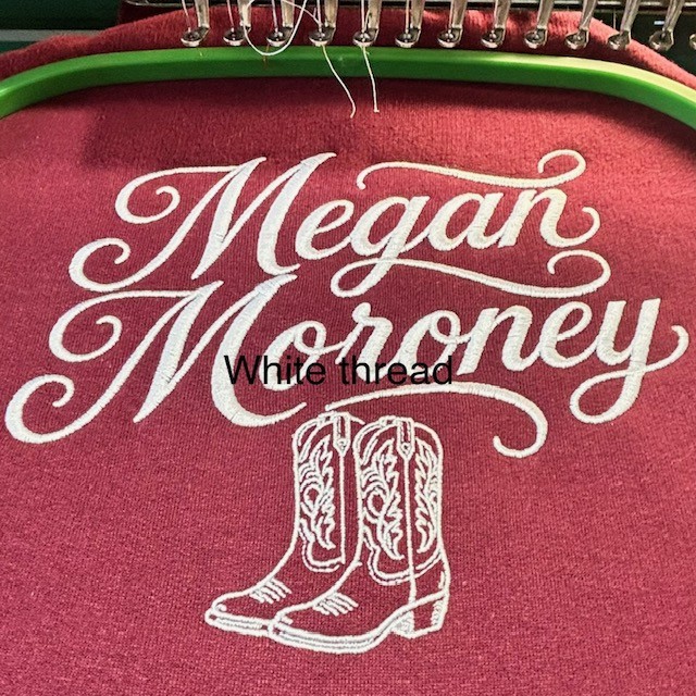 Megan Moroney Customised Embroidered Concert Hoodie. - Image 5
