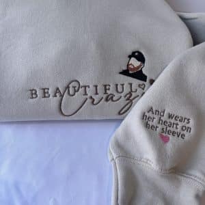 Beautiful crazy/ wears her heart Sweatshirt or Hoodie