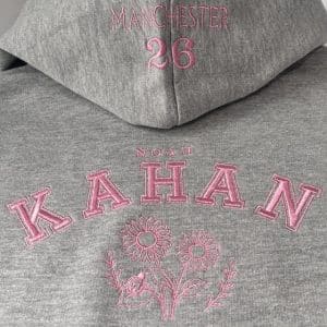 Noah Kahan Customised Embroidered Concert Hoodie.